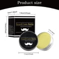 thumbnail image 3 of 1P C/2Pcs/3Pcs Beard Balm Beard Softening Leave In Balm With Beard Brush Anti Itch Beard Balm Organic Beard Conditioner For Softening Stops Itch Grows, Skincare Lotion, 3 of 9