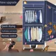 thumbnail image 2 of Reino Unido, Reino Unido, UE, Mini máquina de secado completamente automática, se pliega, fácil de transportar, viaje sin espacio, Control remoto táctil, acero inoxidable, 2 of 5