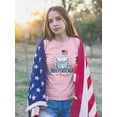thumbnail image 2 of Independence Day Burger T-Shirt Juniors -Image by Shutterstock,  Small, 2 of 4