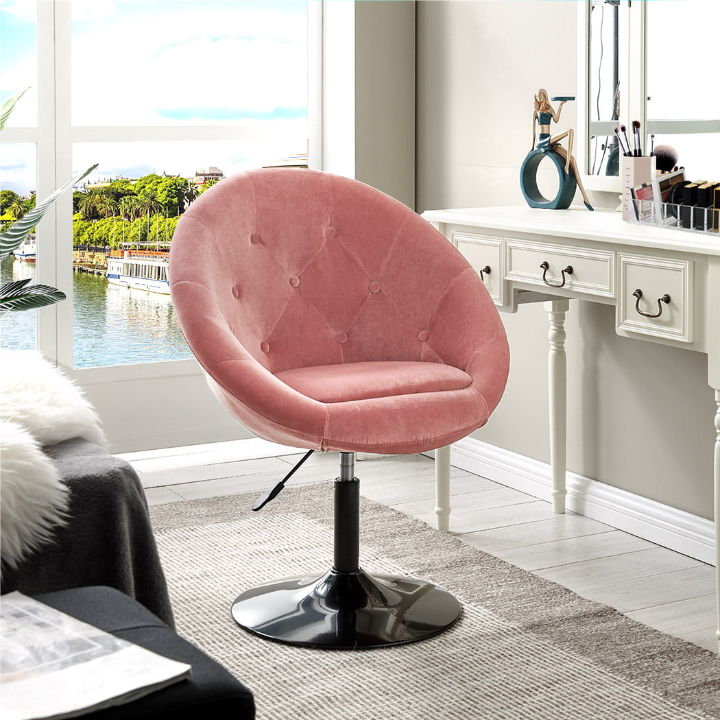 Duhome Jumbo Size Makeup Luxury Pink Accent Chair Velvet
