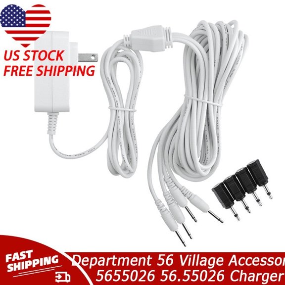 AC/DC Adapter Compatible with Department 56 Village Accessories 5655026 56.55026 55026