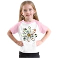 thumbnail image 4 of RXIRUCGD 2025 Vêtements d'Été pour Enfants Tout-Petits Garçons Filles Mode Mignon Col Rond Imprimé Manches Courtes Haut, 4 of 7