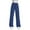 Dark Blue, variant on CharmCyan Women's High Waist Straight Leg Loose Casual Trousers Jeans Black L