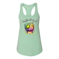 thumbnail image 2 of Wild Bobby, Colorful Softball Girl, Sports, Women Racerback Tank Top, Mint, X-Large, 2 of 5