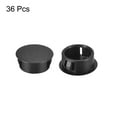 thumbnail image 3 of Uxcell 36Pack 25/32" Plastic Hole Plugs Panel Flush Type Knockout Locking Plugs, Black, 3 of 5