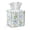Blue Bow Daisy, variant on Xoenoiee Lily Flower Print Tissue Box Cover Square PU Leather Tissue Box Cover Holder with Bottom Snap Decorative Organizer for Tabletop, Bathroom, Car, Office, Kitchen