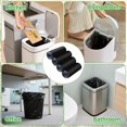 thumbnail image 2 of Bxaolu 100 Count Small Trash Bags for 8-Gallon (30 L) Trash Cans, Thick Garbage Bags,Mini Wastebasket Can Liners for Kitchen Bathroom Bedroom Office(Black), 2 of 9