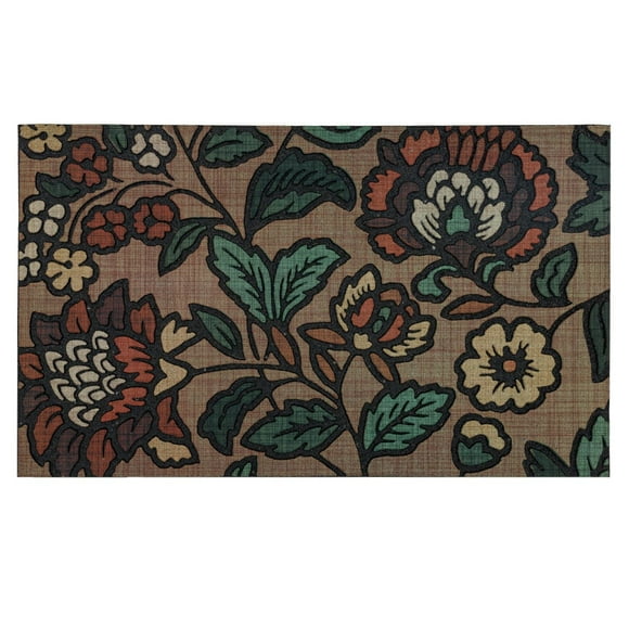 Mohawk Home Garden At Dusk Earth 1' 6" X 2' 6" Door Mat