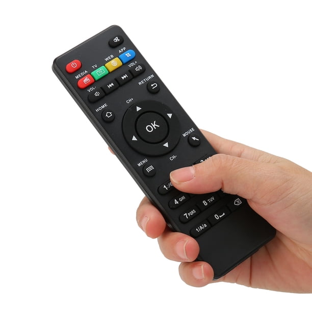 Control remoto de la caja de televisión, control de tv de tamaña portátil de tamaña portátil control remoto para q7 para mxv para q8