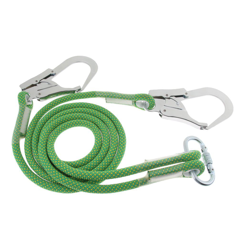 Heavy Duty Climbing/Aerial Work Safety Lanyard with Hook Fall Protection 