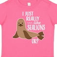 thumbnail image 4 of Inktastic I Just Really Like Sea Lions Ok Boys or Girls Toddler T-Shirt, 4 of 5