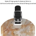 thumbnail image 4 of Square 2Pack PU Leather Marble Texture Cruise Luggage Tag with Privacy Cover and Name ID Tag for Travel Handbags Backpacks Luggage Tags, 4 of 6