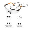 thumbnail image 4 of Lentes de Seguridad Infra con Mica Transparente Patas Naranjas Antideslizantes Protección Industrial para Trabajo, Taller y Construcción Pack de 10 Piezas, 4 of 4