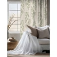 thumbnail image 4 of Sheer Curtains 72 Inches Long, Green Botanical Semi Sheer Curtains Light Filtering Window Treatment, Pastoral Elegant Spring Floral Rustic Privacy Voile Drapes for Living Room Bedroom 52x72 Inch, 4 of 7
