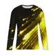 thumbnail image 3 of Blusas y camisas de manga larga y cuello redondo para hombre, camisetas casuales con estampado de moda y cuello redondo, blusas de licra de manga corta para hombre., 3 of 4