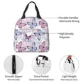 thumbnail image 4 of Disketp Butterflies in Pastel for Insulated Lunch Bag for Women and Men, Perfect for Work, Hiking, Picnic, 4 of 8