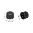 thumbnail image 2 of Unique Bargains Potentiometer Control Knob ABS Guitar Knob For Electric Guitar D Type Black 5PCS, 2 of 4