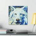 thumbnail image 4 of Arctic Wolf Pointillism - Canvas, 4 of 10