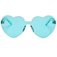 thumbnail image 2 of Gafas de Sol de Color Transparentes Transparentes Sin Montura UV400 Verde Yuyangstore Gafas de sol sin montura, 2 of 8
