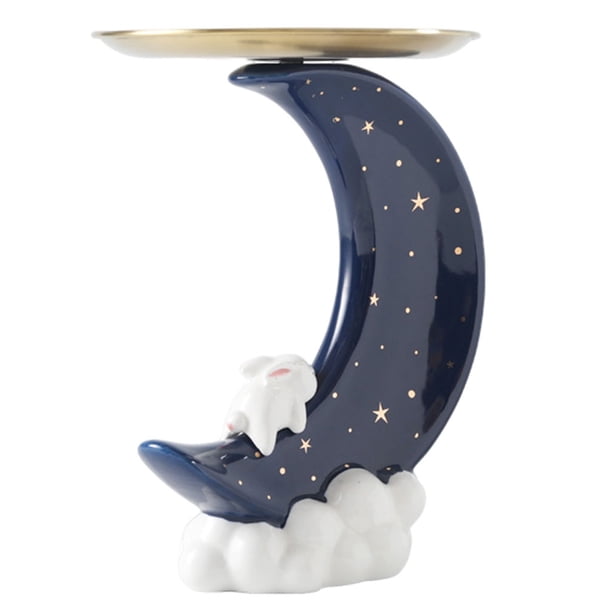 Estatuilla de Bandeja de almacenamiento Zulema CANDY azul real