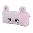 thumbnail image 1 of Estuche de peluche con forma de gato de dibujos animados, gran capacidad, suave y moderno, para estudiantes, 1 of 12