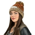thumbnail image 2 of Women's Echo PomPom Warm Knitted Casual Beanie and Soft Plush Infinity Scarf Bundle, 2 of 5