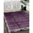 thumbnail image 2 of Ahgly Company Indoor Square Abstract Plum Purple Abstract Area Rugs, 8' Square, 2 of 6