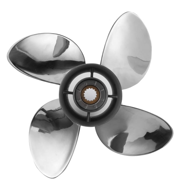 Oubit Pitch RH Propeller,4 Blades 19 Pitch Stainless Steel Propeller Propeller Replacement Unparalleled Experience
