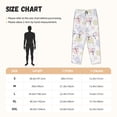 thumbnail image 2 of Pajama Pants Women, Artistic Cute Rabbit Head Sweatpants Soft Sleep Lounge Pants, Casual PJ Bottoms Pants with Pockets, 2 of 5