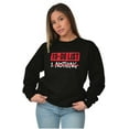 thumbnail image 4 of Funny Lazy To Do List Nothing Joke Unisex Plus Fleece Graphic Sweatshirt Brisco Brands 2X, 4 of 5