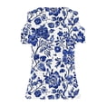 thumbnail image 4 of DeHolifer Tank Top for Women Loose O Ring Shoulder Tank Tops Summer Casual Sleeveless Camisole Trendy Cute T Shirts Blouses Blue M, 4 of 5