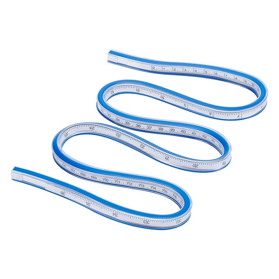 36 Inch Flexible Curve Ruler Sewing Tailor Tape Measure Ideal for Engineering Drawing Design Graics Garment Design All Kinds of Painting Teacher Gift 1pc