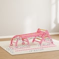 thumbnail image 3 of Qaba 7-in-1 Wooden Pikler Triangle Set with Arch, Ramp and Ladder, Pink, 3 of 10