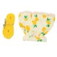 thumbnail image 2 of Conjunto de Correa para Vestido de Conejo, Estampado Lindo para Todas Las Estaciones, Correa de arnés para Mascotas pequeña y Suave y Ajustable para hámster, hurones, conejillos de Indias, M Ananas A, 2 of 12