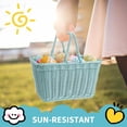 thumbnail image 6 of GRANNY SAYS Kids Bike Basket, Front Bicycle Basket for Boys and Girls, Small Wicker Handlebar Basket, Cyan, 6 of 9