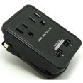 thumbnail image 2 of RND Compact Power Station 2.4 Amp Dual USB Ports, 2 AC Outlet Wall Charger with an attached 7 inch Micro USB cable for Samsung Galaxy, Tablets& More as well as USB Ports for iPhones, iPads(white), 2 of 7