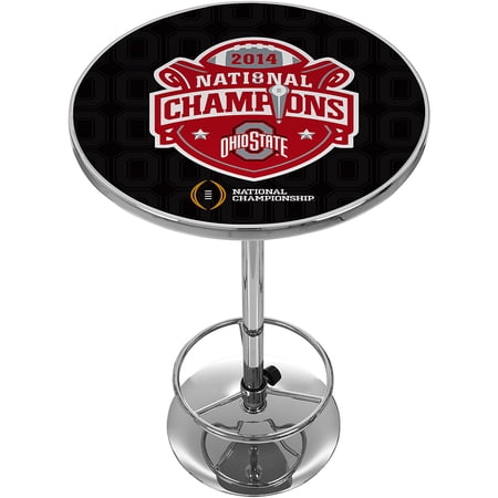 Ohio State University National Champions Chrome Pub Table, Fade