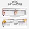 thumbnail image 5 of LazBlinds No Tools-No Drill 1" Aluminum Mini Blinds, Cordless Blinds for Windows, Light Filtering Horizontal Blinds and Shades for Window Size 19'' W x 36'' H, White, 5 of 6