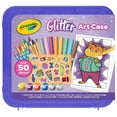 thumbnail image 4 of Crayola Glitter Art Kit, Over 50 Pcs, Glitter Crayons & Coloring Supplies, Kids Art Set, Gifts for Girls & Boys, Ages 5, 6, 7, 8, 4 of 6