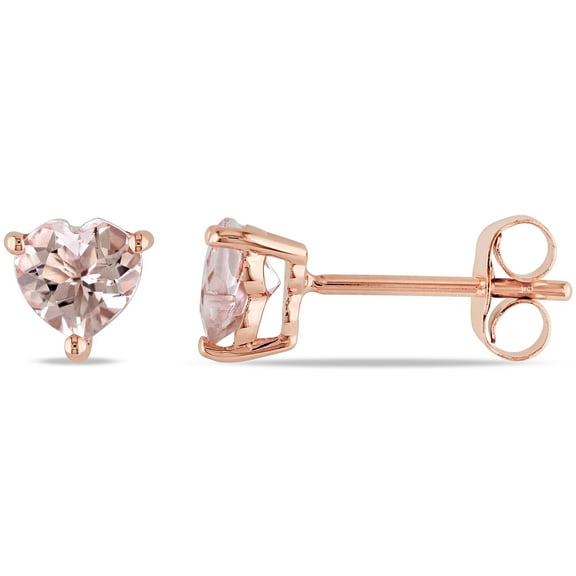 Everly Women's Morganite 10k Rose Gold Earrings