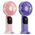 thumbnail image 1 of Ventilador portátil GOCKERA F01, batería de 4200 mAh, 5 velocidades con pantalla, 1 of 1