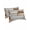 Brown, Gray, variant on Pink Brown Vintage Body Pillow Case Cover - Microfiber Bed Throw Pillow Covers, Retro Farmhouse Elegant Pastoral Decorative Lumbar Pillow Cover with Envelope Closure for Sofa/Travel 20"x54"