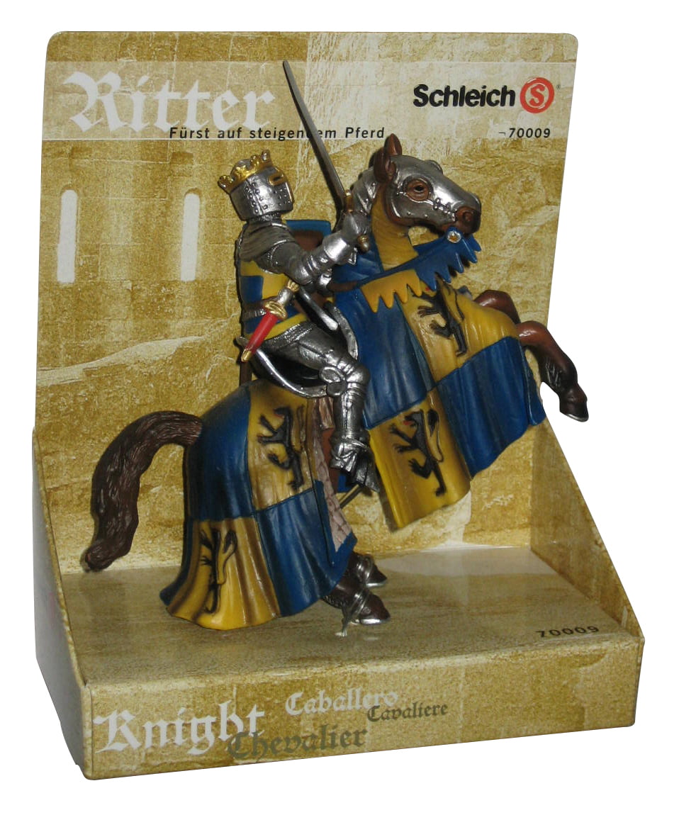 Schleich Lion Coat of Arms Prince on Reared up Horse Figure 70009 for sale online 