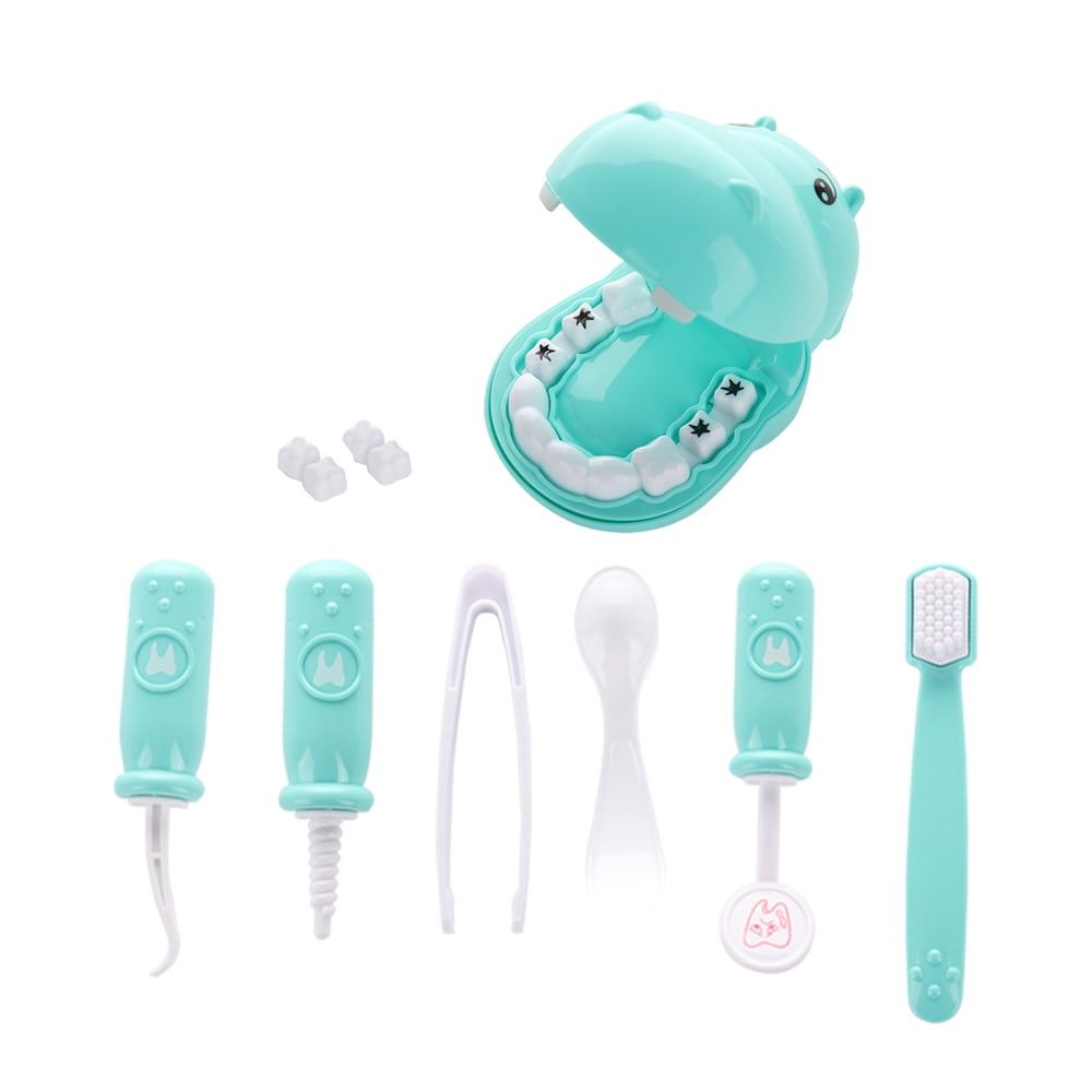 9 Pcs Kids Pretend Play Dentist Toys Set Children Role Play Educational Toy;9 Pcs Kids Pretend