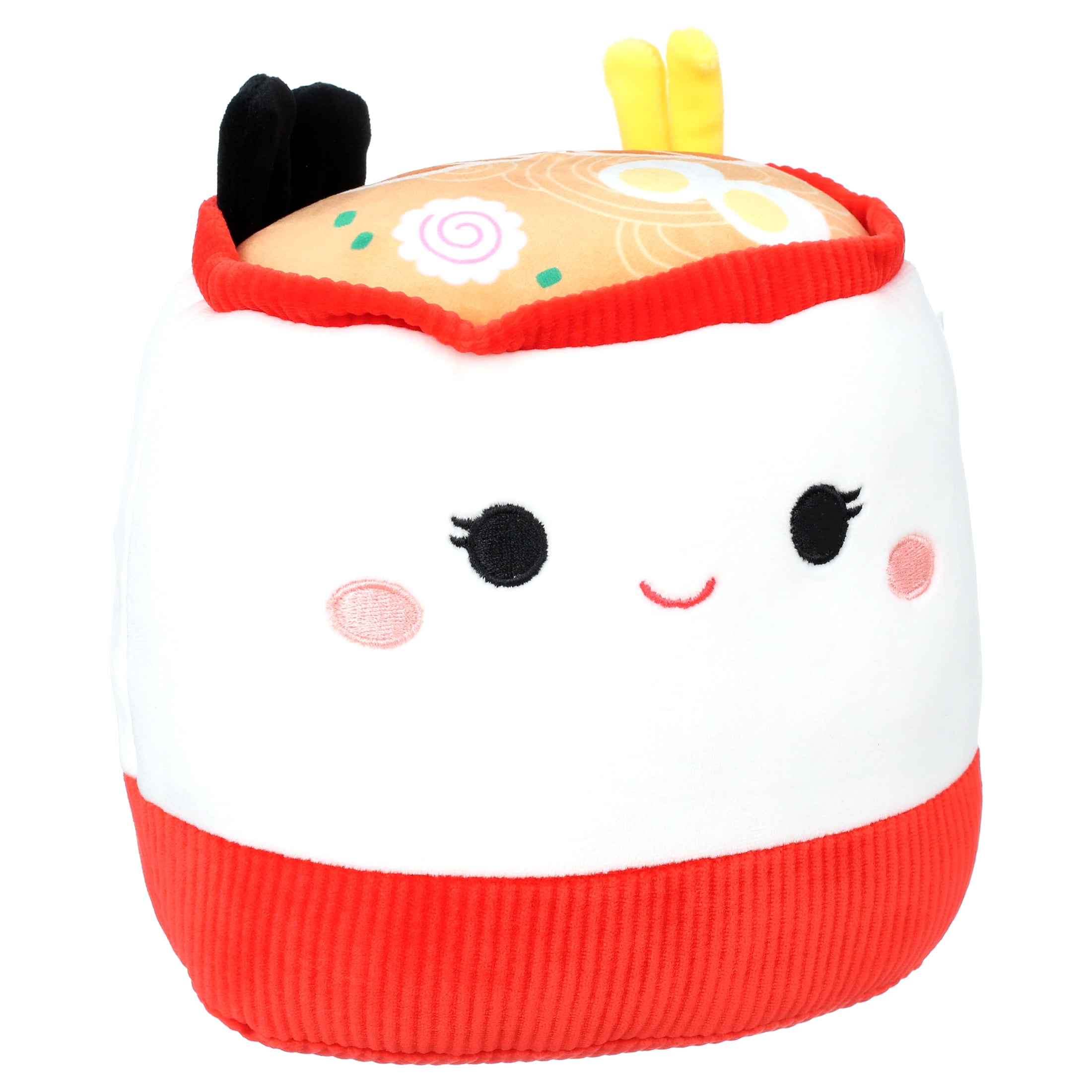 Original 7 inch Raisy the Ramen Bowl Dog Toy - Medium Ultra soft Official Squishmallows Plush Pet Toy
