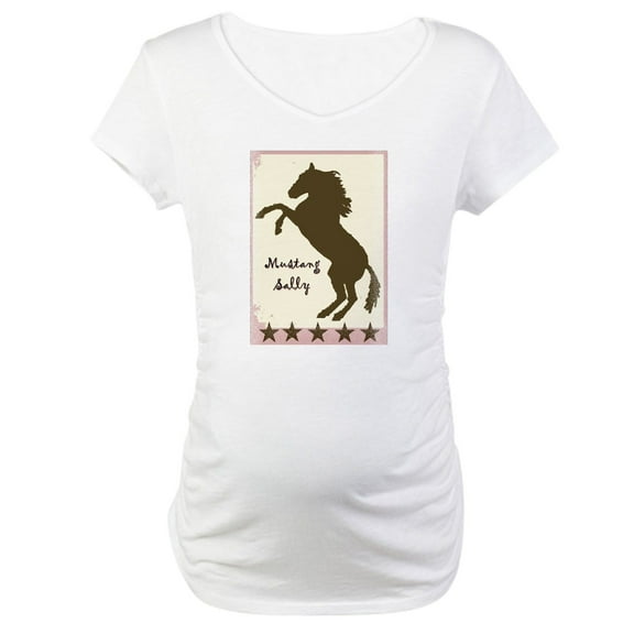 CafePress - Maternity T Shirt - Cotton Maternity T-shirt, Cute & Funny Pregnancy Tee