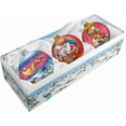 thumbnail image 2 of G.Debrekht 73310-B3 Holiday Splendor Glass Santa Ornament Set of 3 3.5 in. - Glass Ornament, 2 of 2