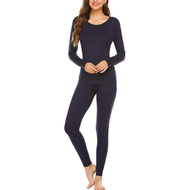 Women's Thermals Thin Long Underwear Set Ultra-Soft Long Johns Set  Lightweight Base Layer