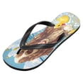 thumbnail image 2 of YAZAOOSummer Flip Flops Creatively Sunny Splash Simple Beach Sandals, 2 of 8