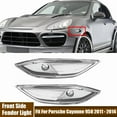 thumbnail image 2 of Car Front Side Fender Light Turn Singal Marker Light Fit For Porsche Cayenne 958 2011-2014 #95863107100, 95863107200, 2 of 7